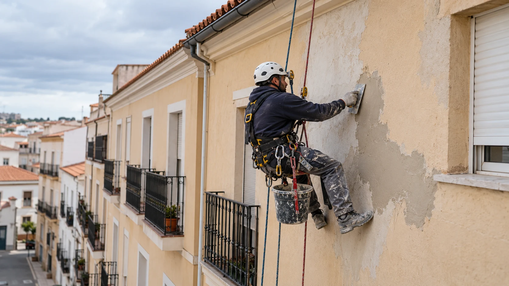 Trabajos verticales en Villafranca de los Barros