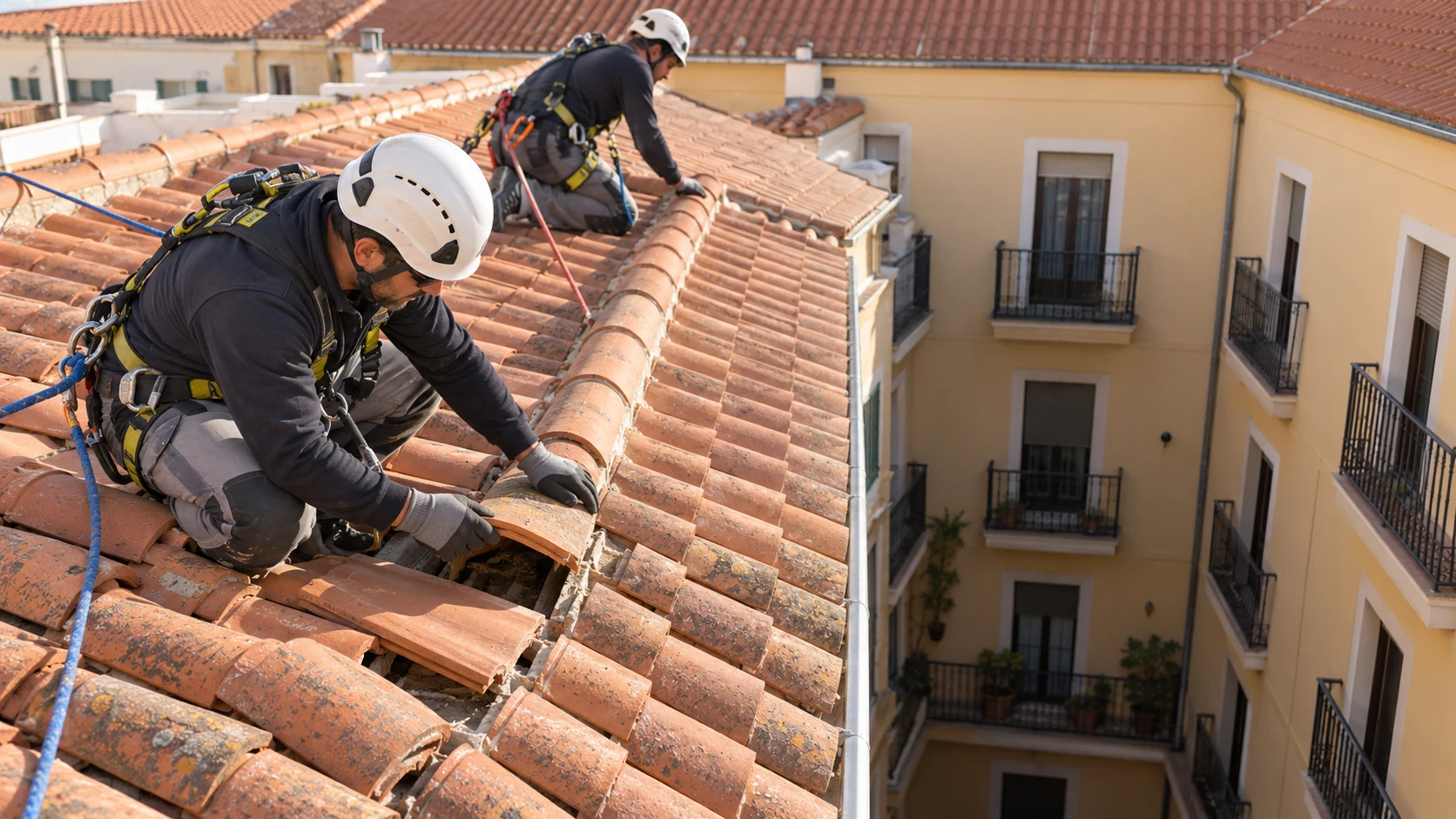 Reparación de tejados e impermeabilización de terrazas en Almendralejo